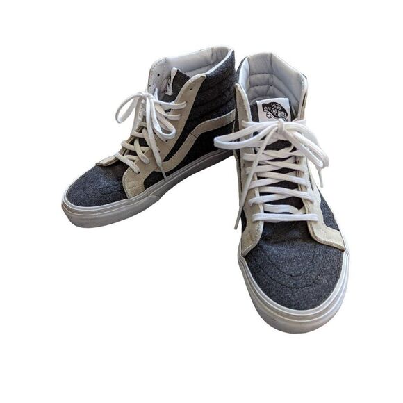 Vans Shoes - Vans Women's Black High-Cut Lace-Up Skateboard Shoes Size 8